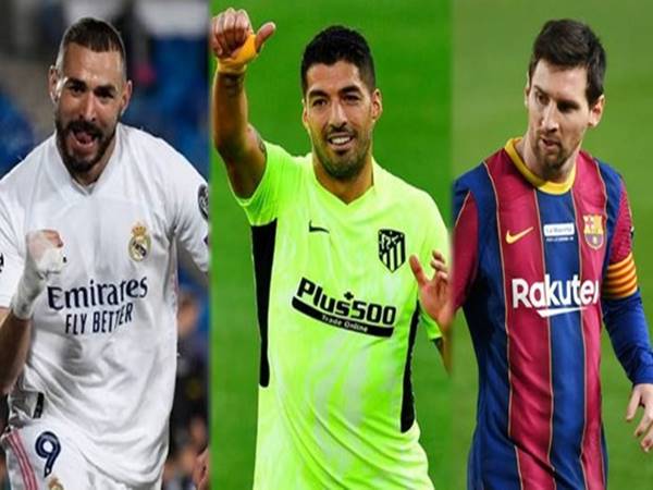 Danh sách vua phá lưới La Liga những năm gần đây